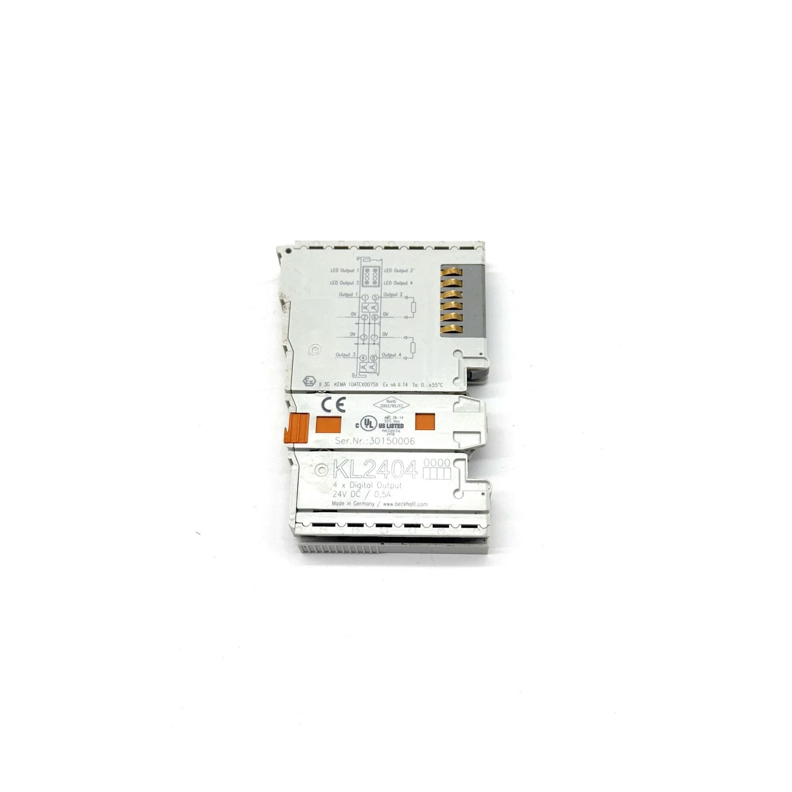 BECKHOFF KL2404 Digital Output Module 4-channel 24 V DC New✦KD
