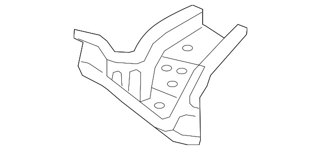 Genuine Mazda Frame Side Member Reinforcement BFD1-54-390