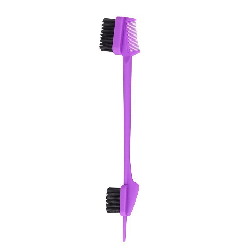 Reusable Plastic Double-Ended Eyelash Comb & Brush Tool, Multicolor