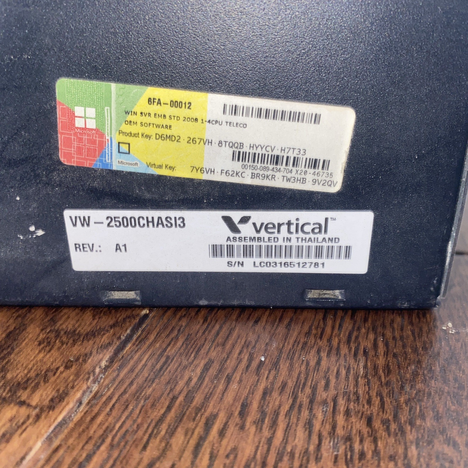 Vertical Wave IP2500 Chassis w/ 1x VW-ISC3-C