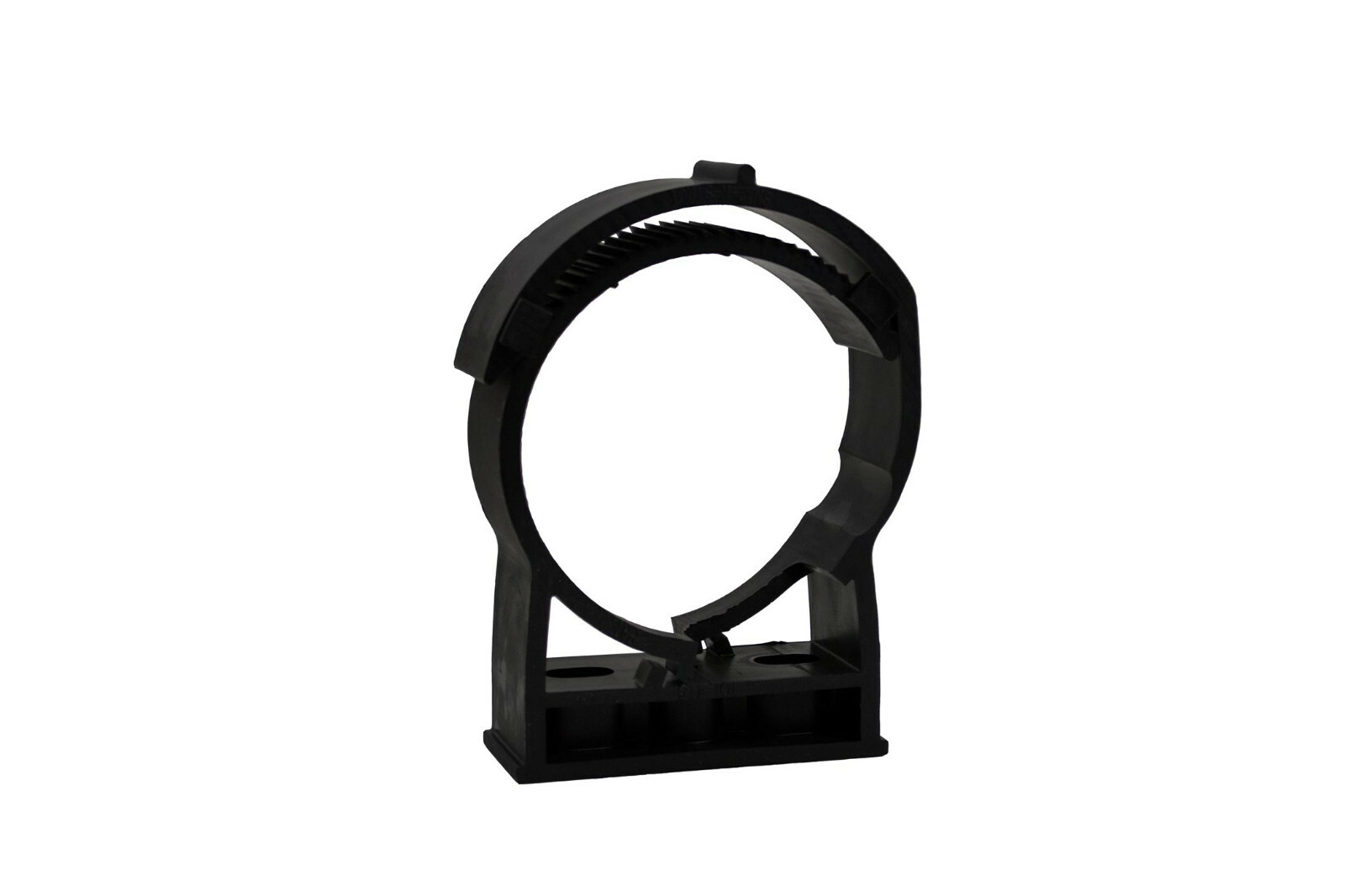 Snapnstrut Pipe Hanger for 3 inch PVC pipe BLACK