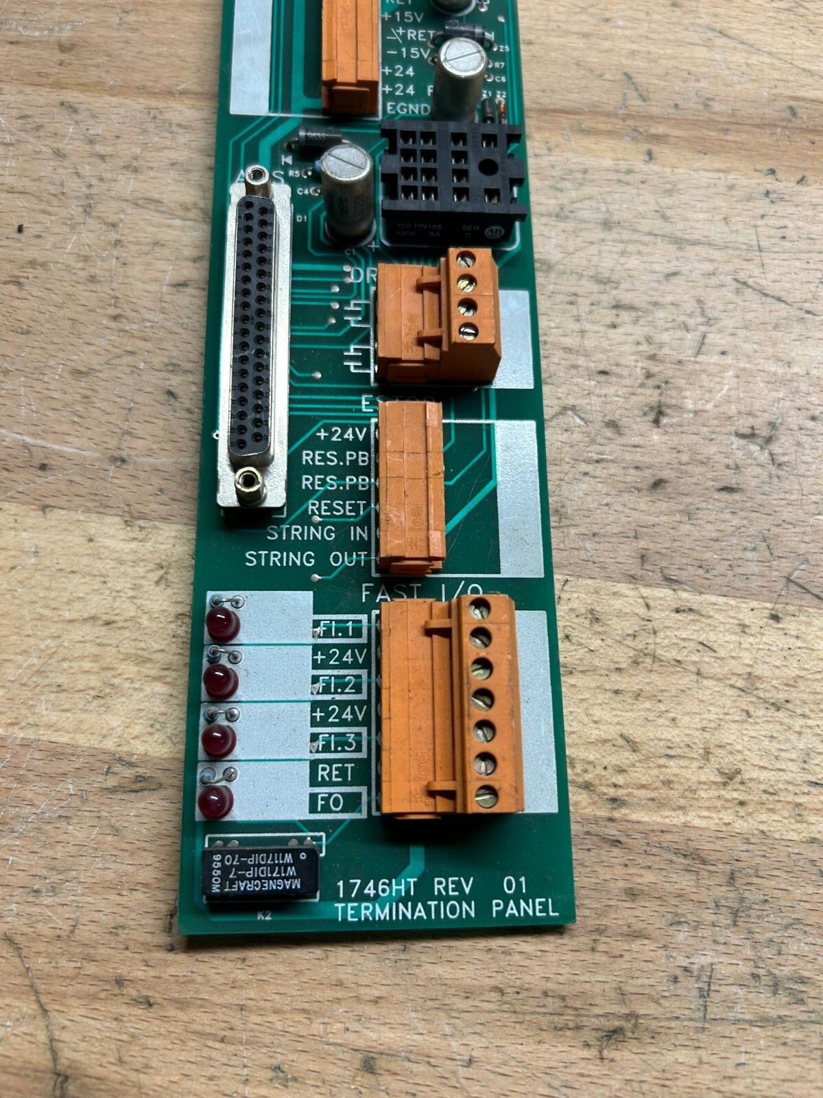 ALLEN BRADLEY 1746-HT 1746HT TERMINAL PANEL SLC500 -NEW PANEL ONLY