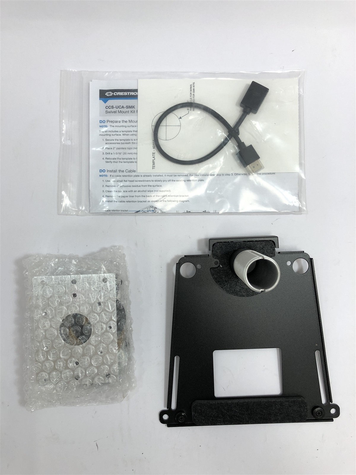 New Open Box Crestron CCS-UCA-SMK 6509491 Swivel Mount Kit for CCS-UC-1