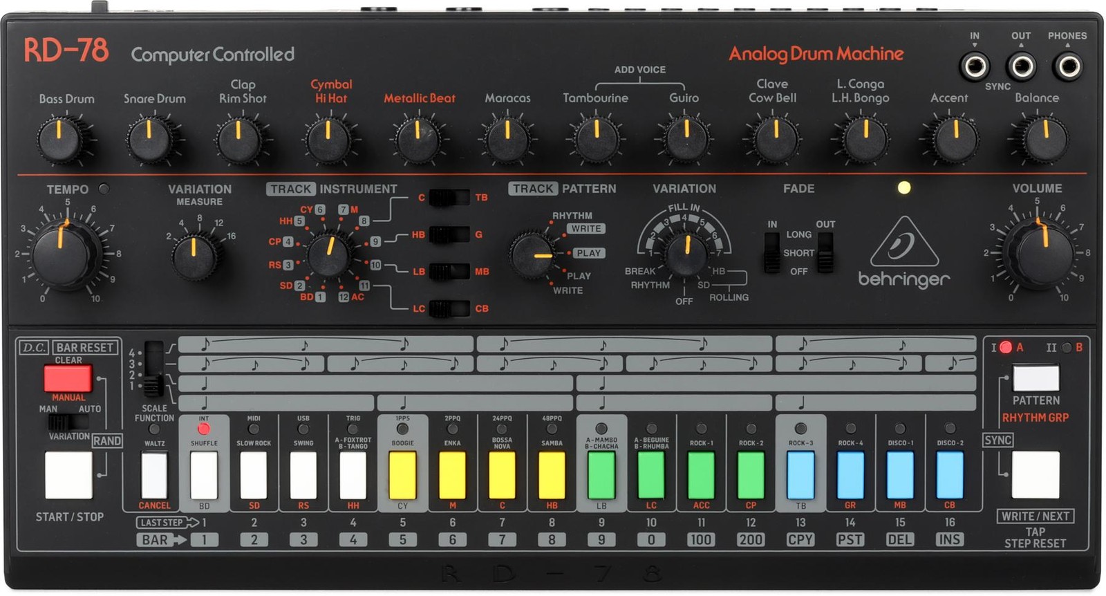 Behringer RD-78 Analog Drum Machine