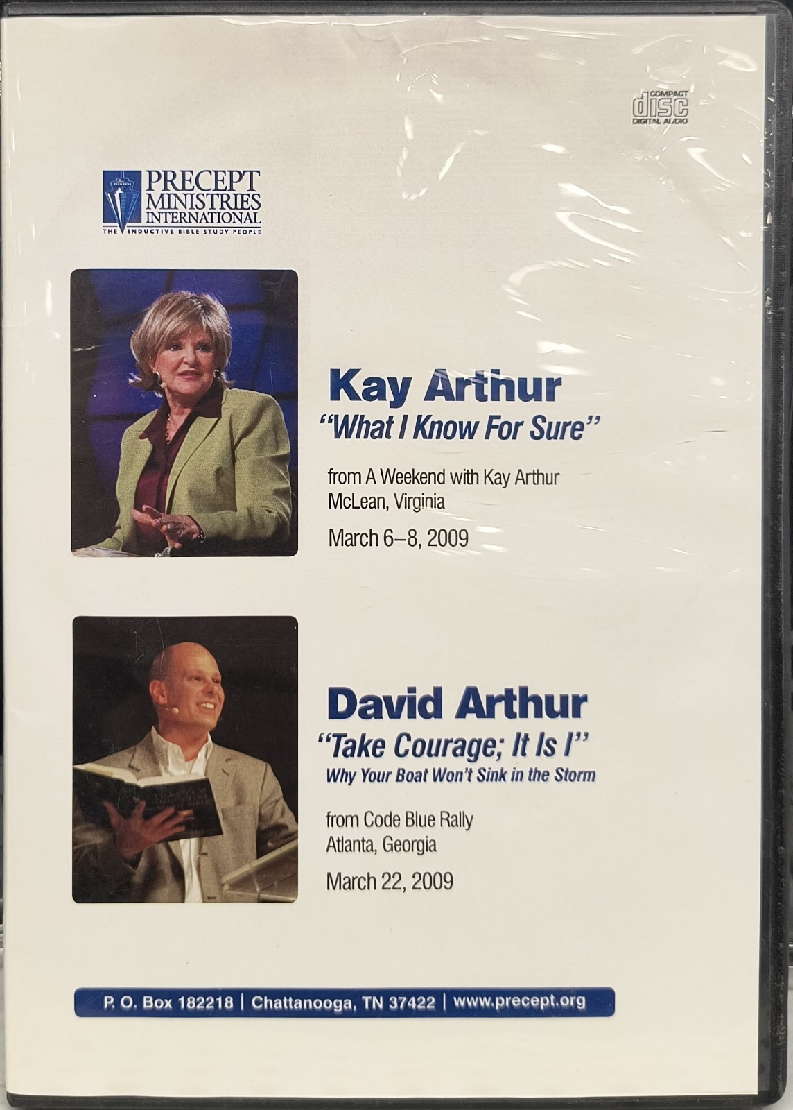 Precept Ministries International Kay Arthur David DVD Virginia Georgia