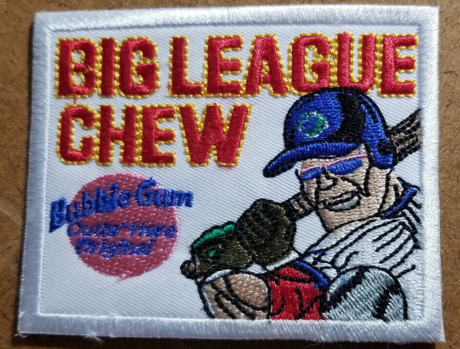 Big League Chew Bubble Gun Patch approx 2.75X3.75"