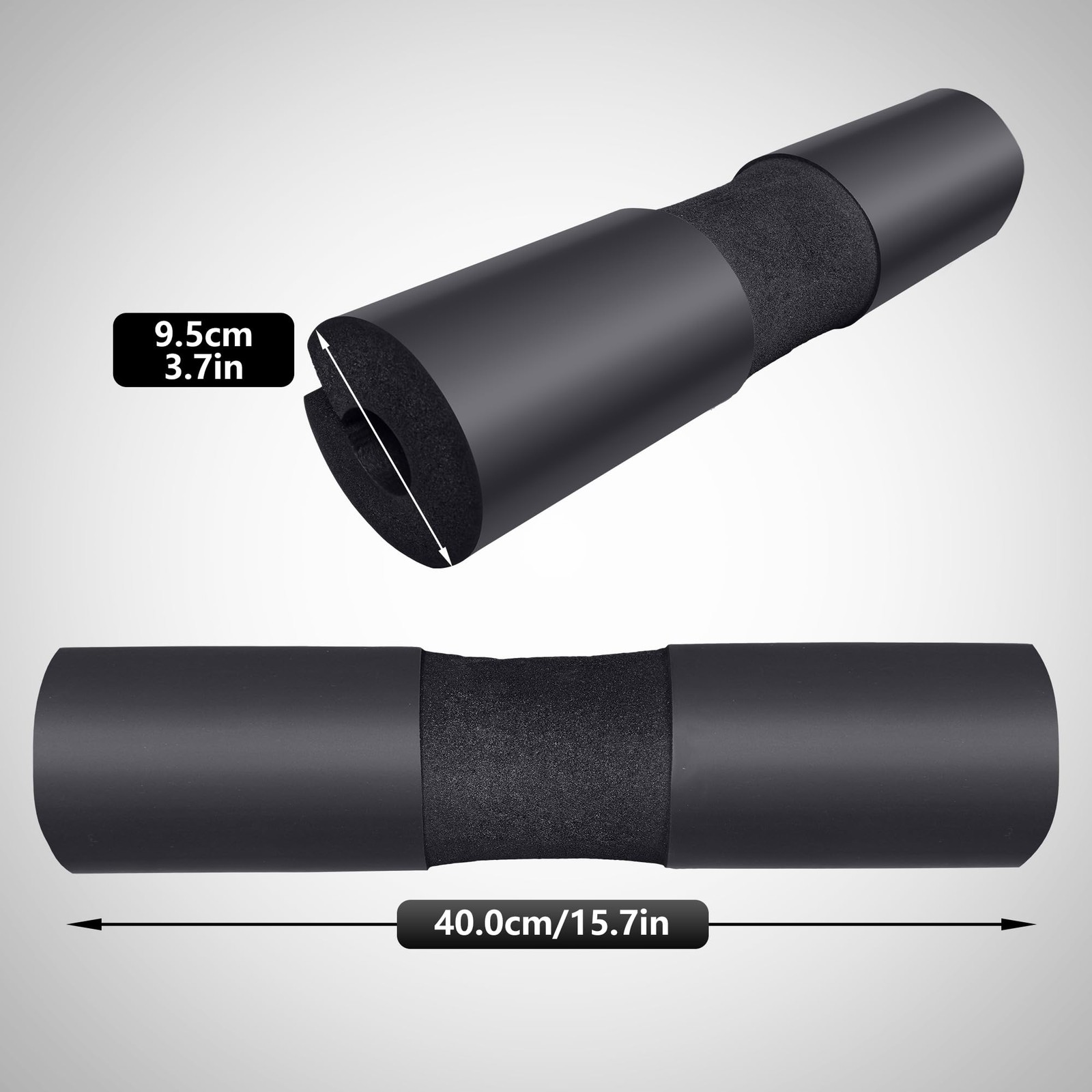 Foam Barbell Squat Pad for Hip Thrusts, Lunges & Neck Support Standard Weight