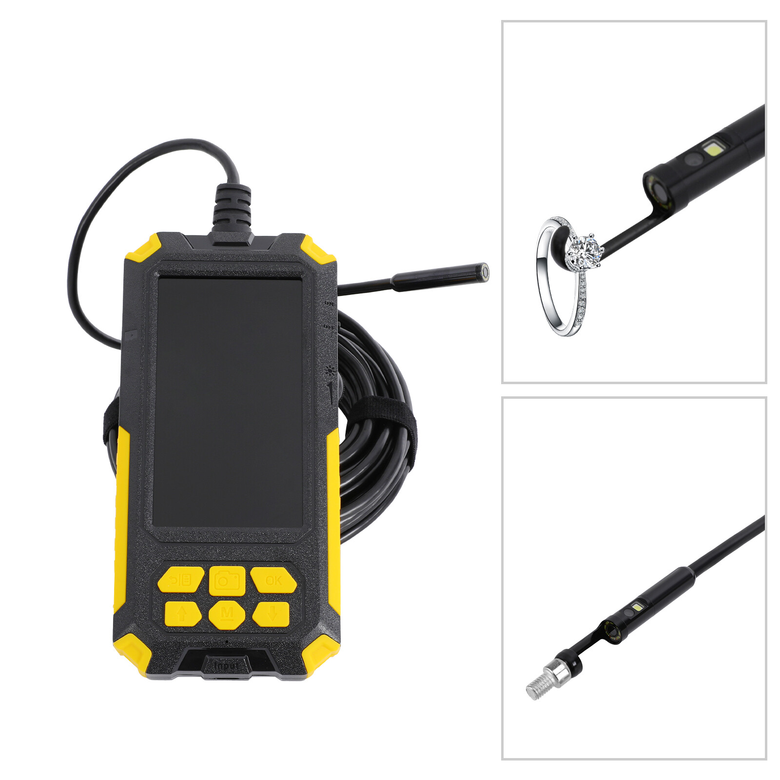 32ft Pipeline Endoscope Drain Sewer Pipe Inspection Camera Video Monitor 32G