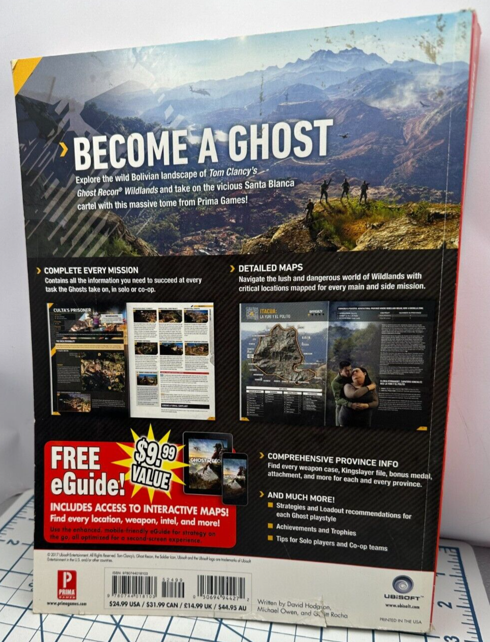 TOM CLANCY'S GHOST RECON WILDLANDS: PRIMA OFFICIAL GUIDE By David Hodgson