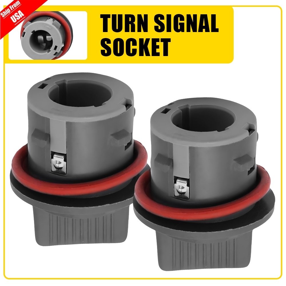 For 2018 2019 2020 2021 Kia Sedona 2X Front Turn Signal Socket OE# 92166-A9000
