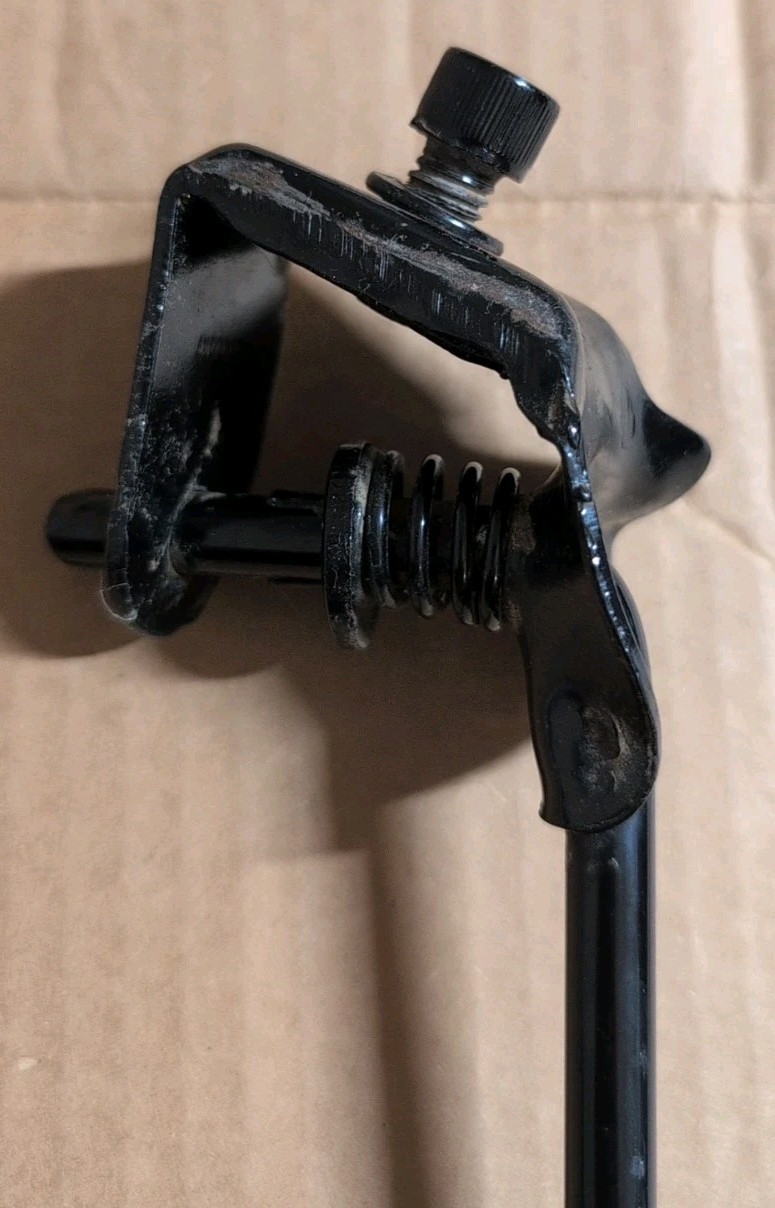 Black Centre-Mount Bicycle Kickstand 26