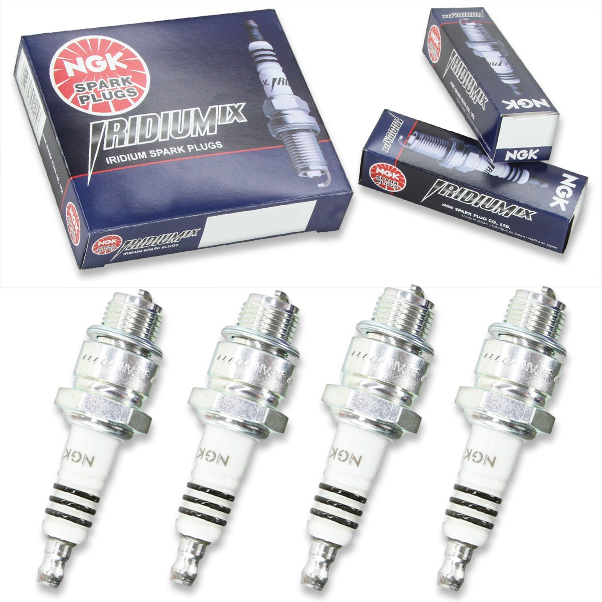 4pcs BSA D1 TO 1954 NGK Iridium IX Spark Plugs Kit Set Engine zz