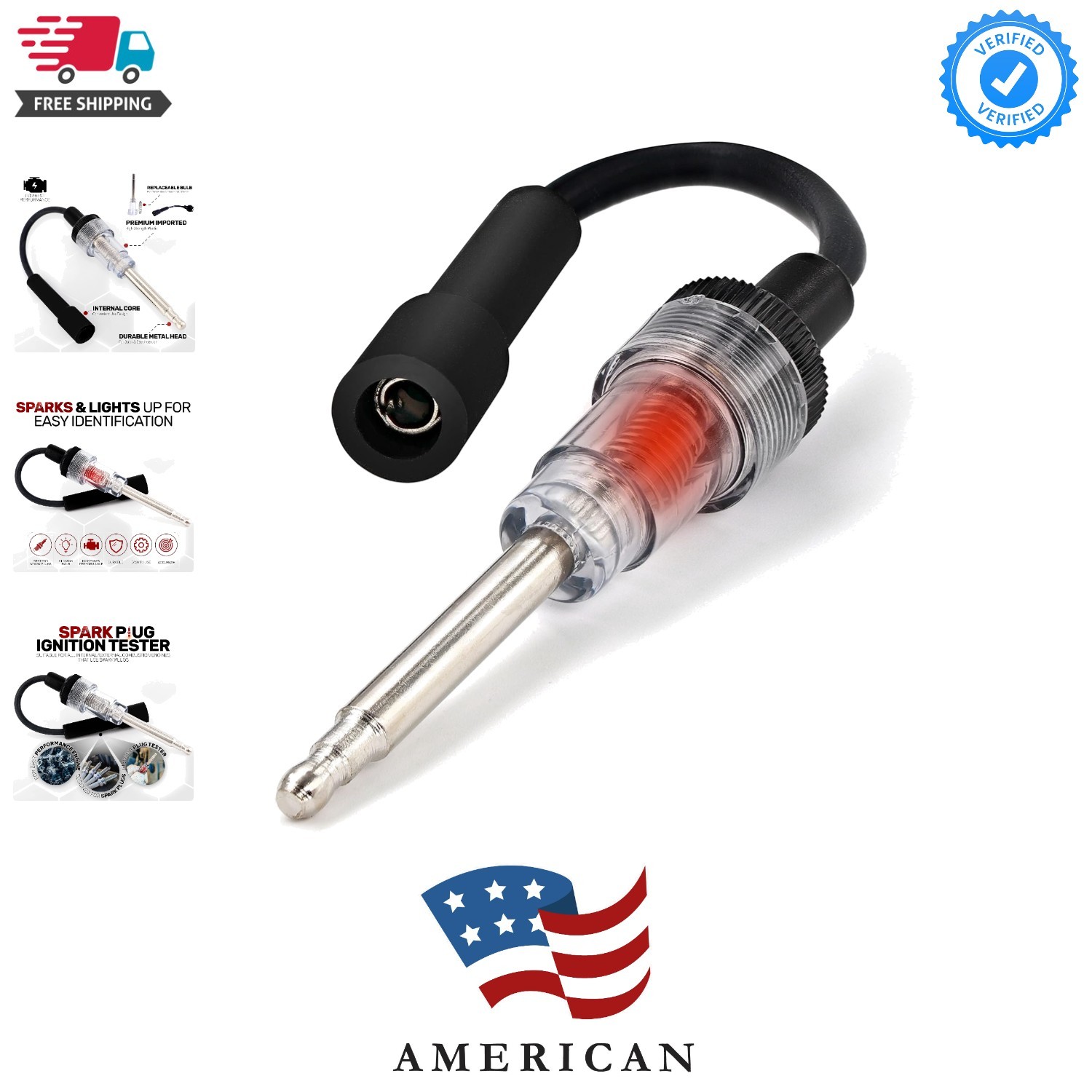 Ram-Pro Inline Spark Tester, Plug Engine Ignition 6-12 Volt Fool-Proof – Pick...