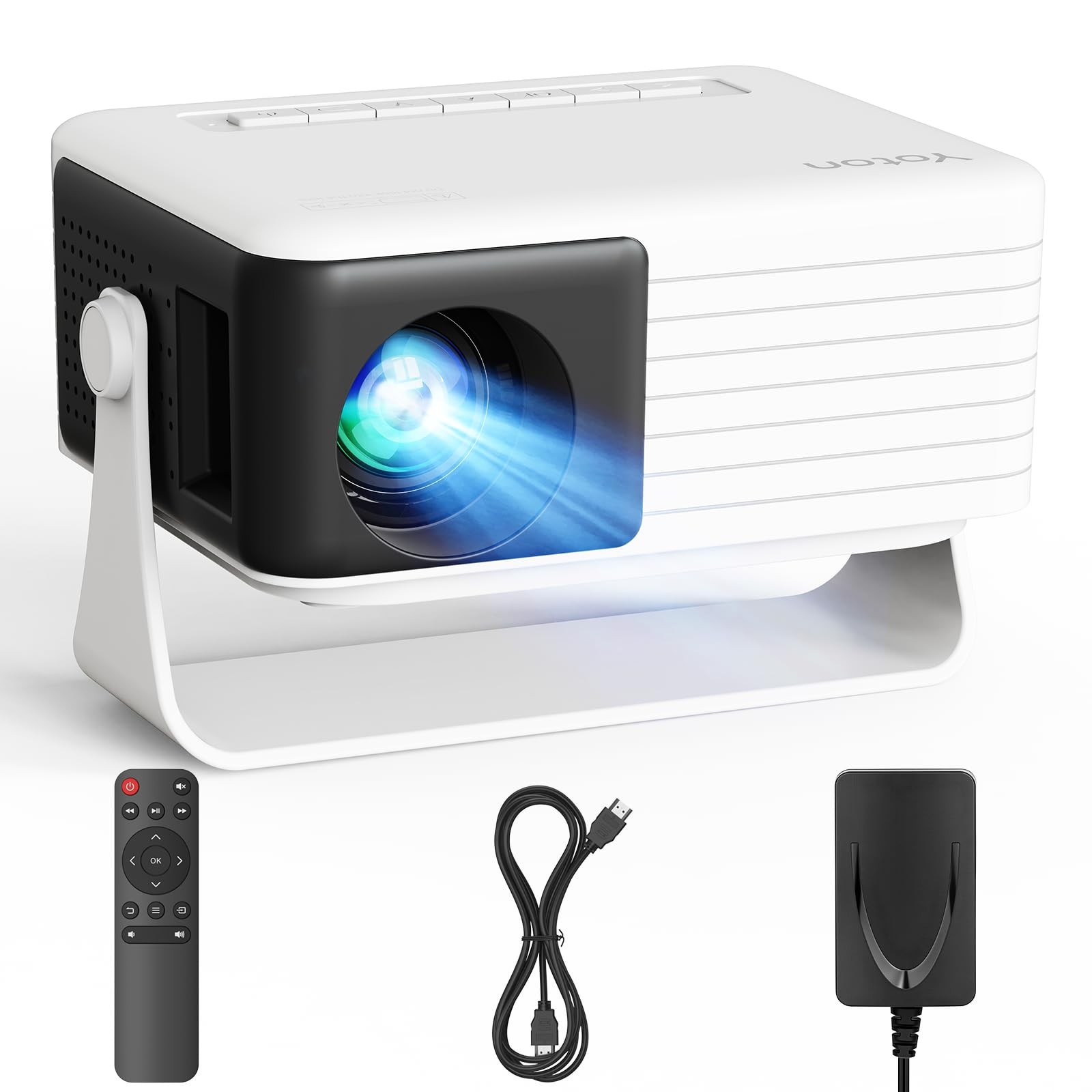 Mini Projector, YOTON Portable Phone Projector 1080P Full HD Supported for iOS/A