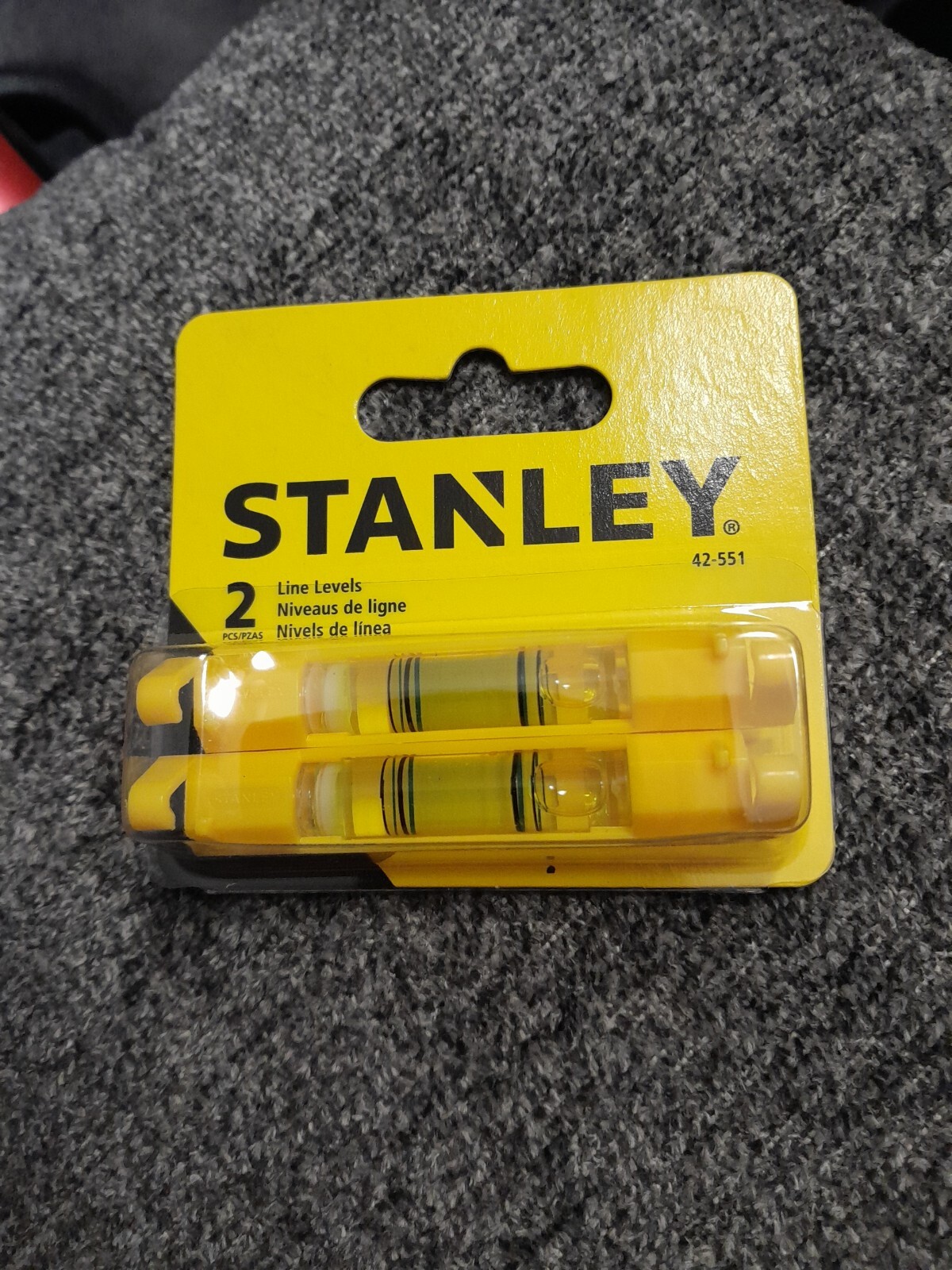 2Pack Line Level Stanley Model # 42-551 Durable NEW/ Camping , Carpentry
