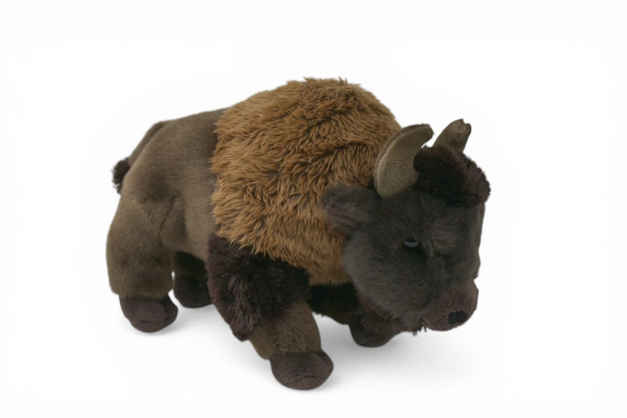 Bison, American buffalo, Stuffed Plush Realistic, Toys, Gift, 12 Inch RI07 BB327