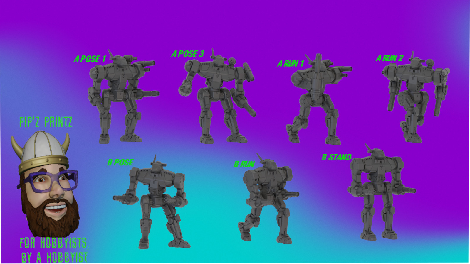Nexus aka "Star Python" Alternate Mech Model For Battletech 6mm-10mm-15mm RLWS