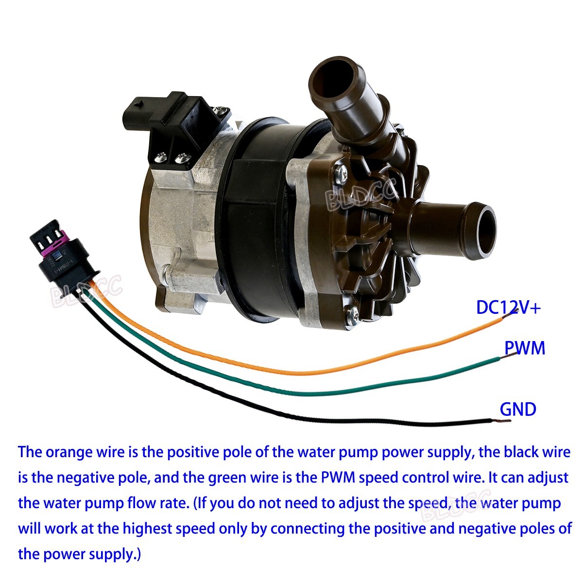 Electric Water Circulation Pump 12V 100W PWM Car Automatic Engine Auxiliary Pump
