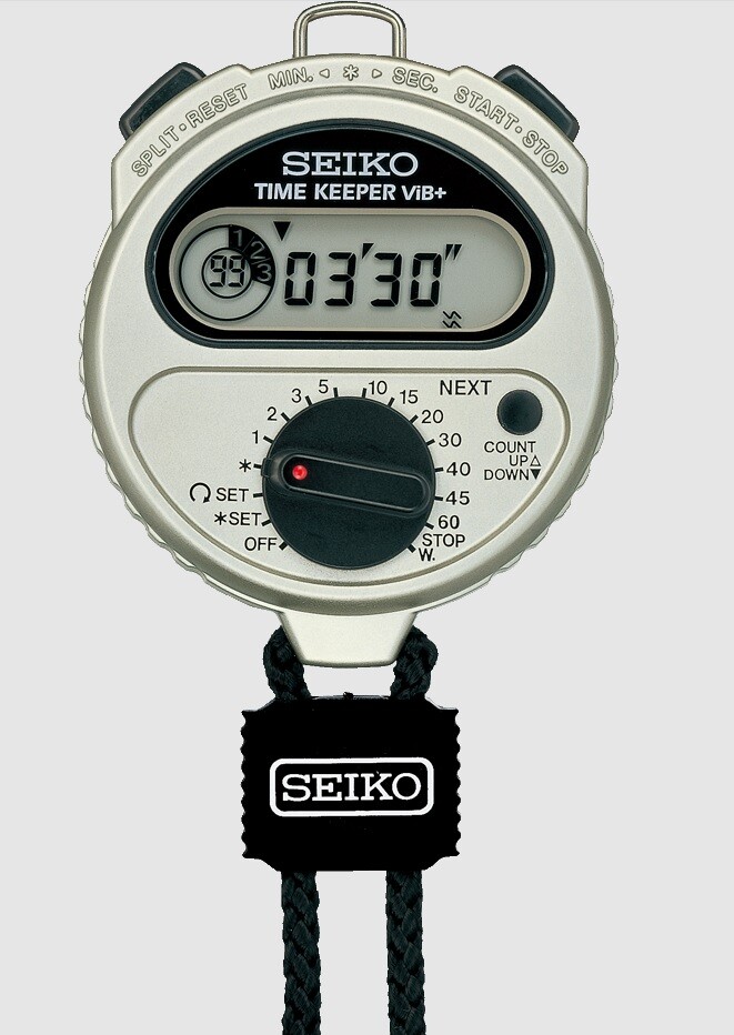 SEIKO STOPWATCH "TIME KEEPER VIB" SSBJ027