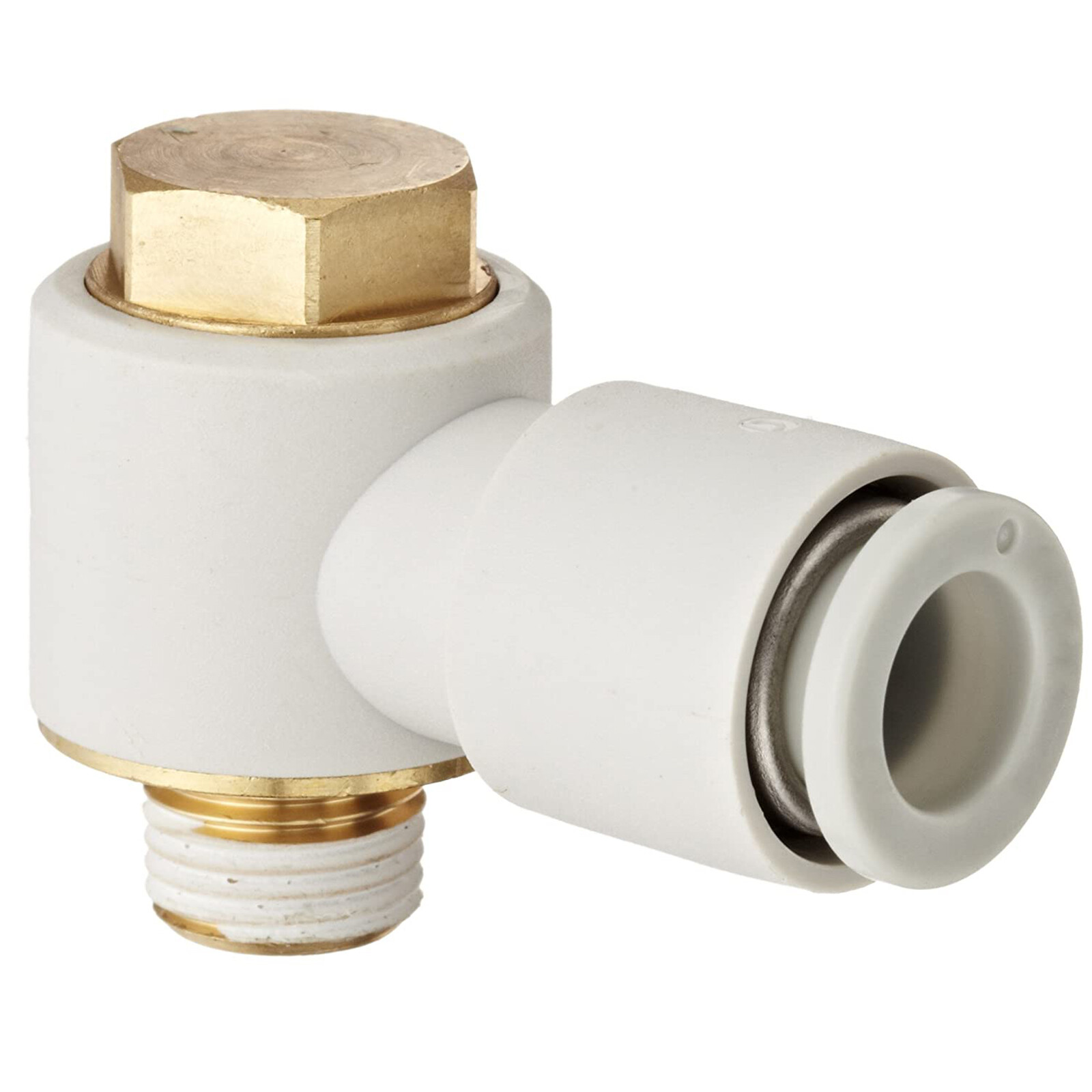 1Bag/5pcs SMC KQ2LF10-02A PBT & Brass Push-to-Connect Tube Fitting New