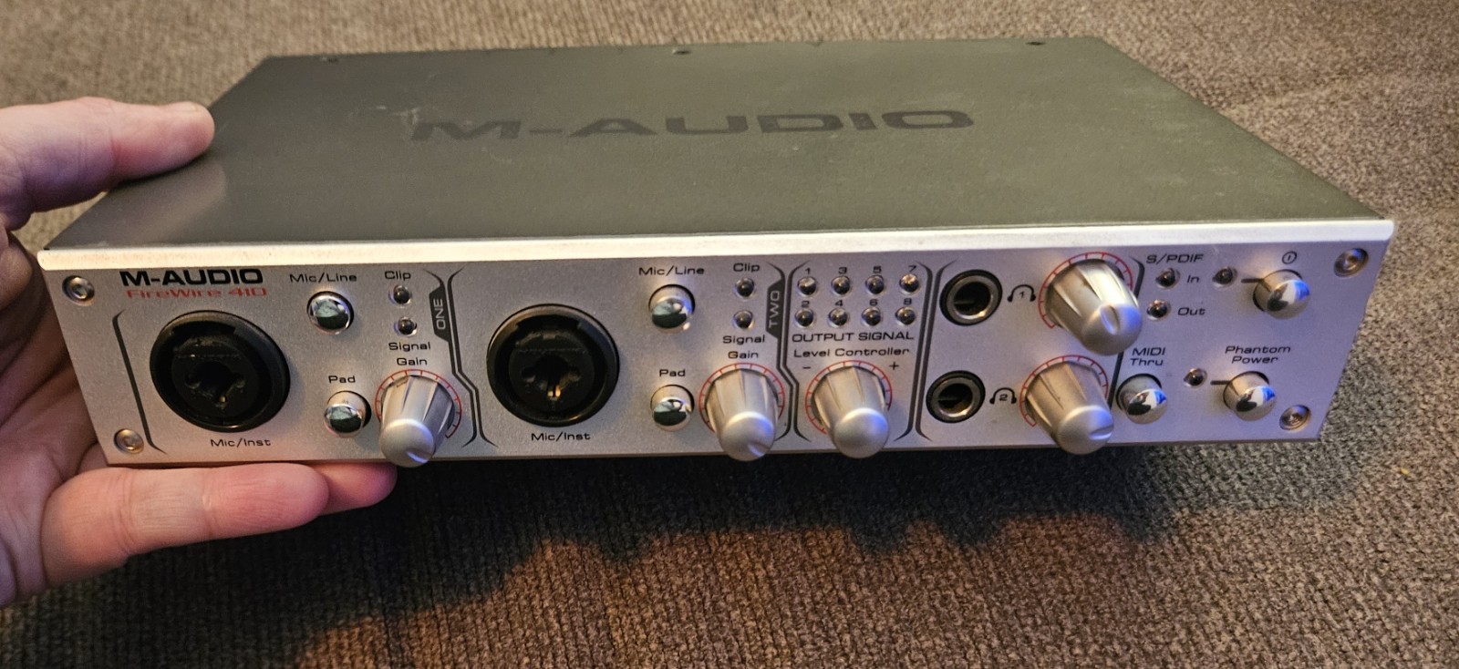 M-Audio Firewire 410 4-in/10-out Mobile Music Recording Interface DJ Tech RARE💿