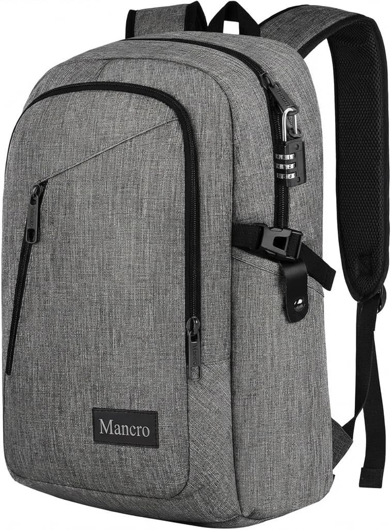 17.3 Inch Business Laptop Backpack Large Travel Backpack Lightweight Anti-Theft