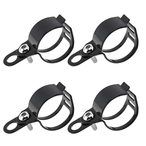 2 Pairs Motorcycle Fork Indicator Brackets, Motorbike Fork Light Black