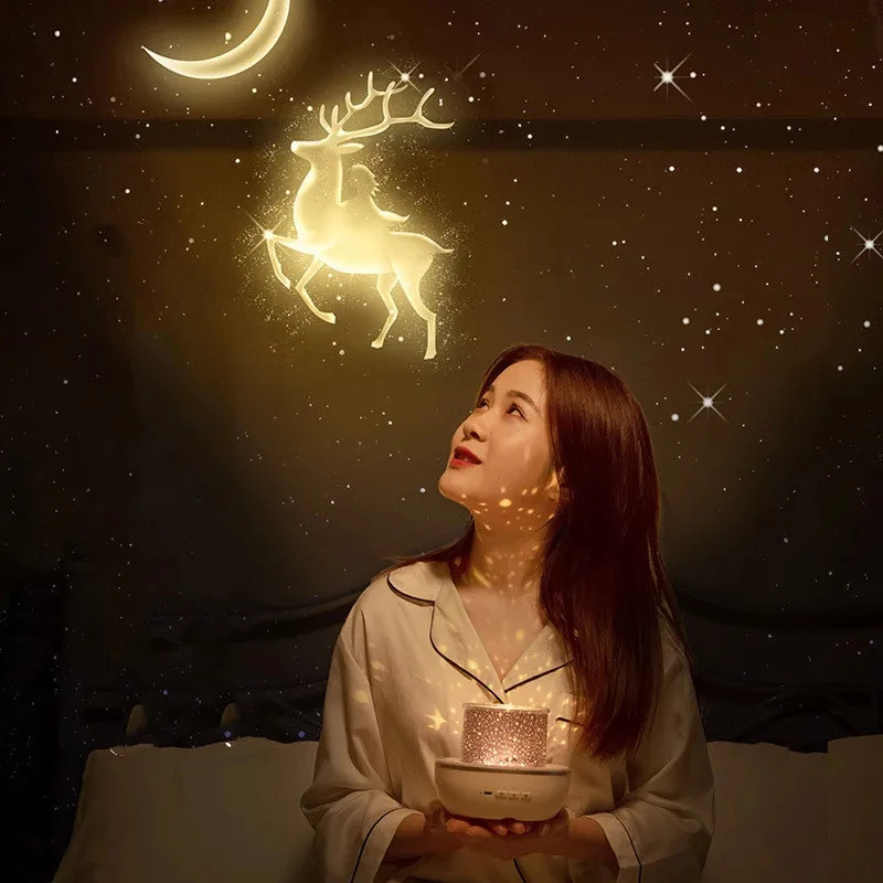 Rotating Star Light Projector Room Living Room Sky