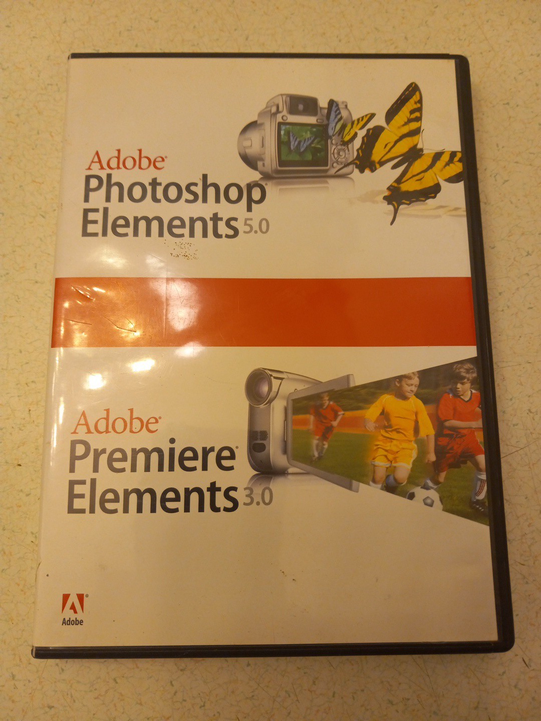 Adobe Photoshop Elements 5.0 Premiere Elements 3.0 PC Software Very Good