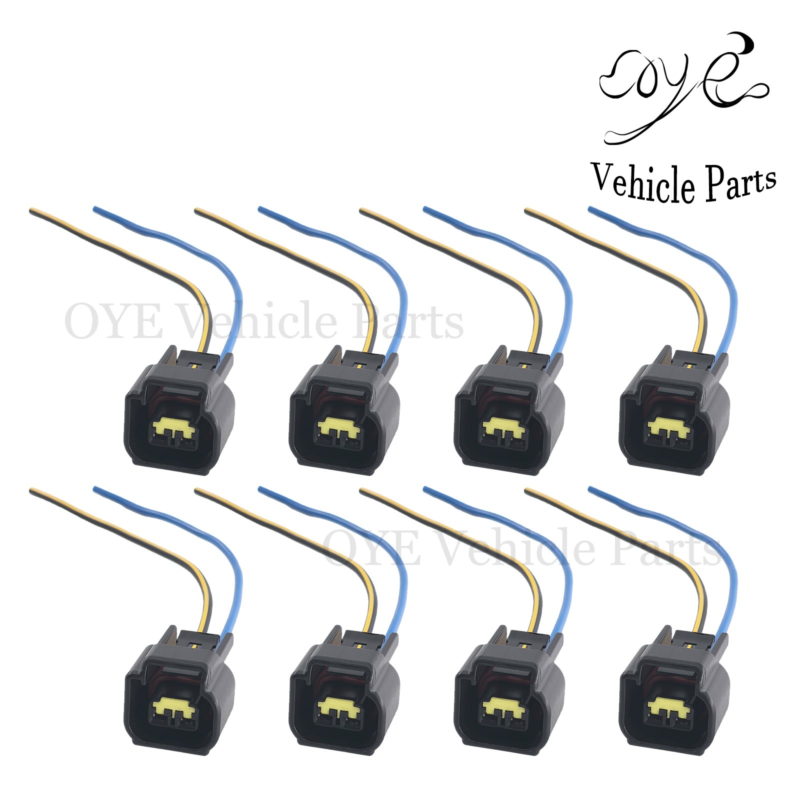 8pcs Ignition Coil Connector Pigtail Plug For 2005-2008 Ford F150 Expedition V8