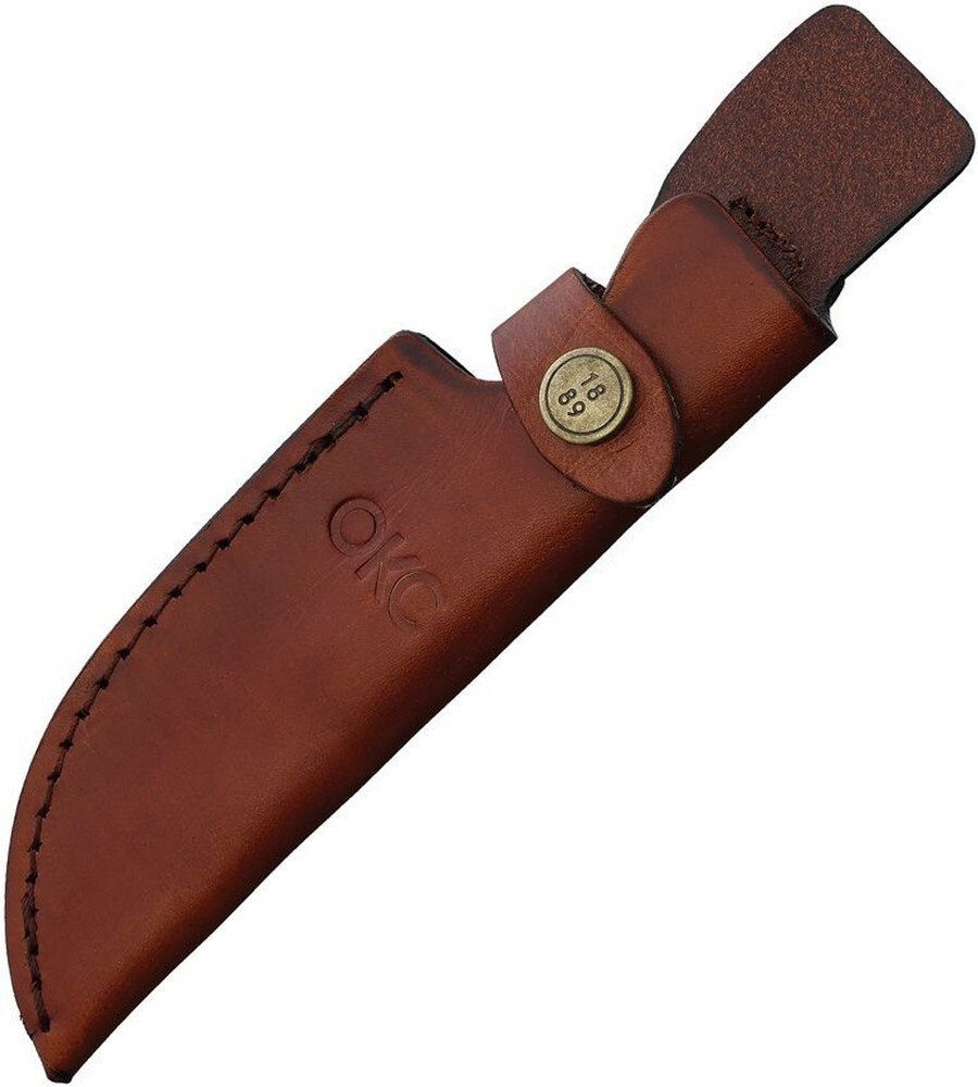 Ontario Sheath For RAT-3 Fixed Knife Brown Leather Construction - 40-20-3270