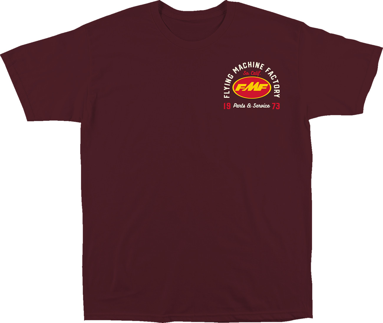 FMF Exhaust Supply T-Shirt - Maroon - Large FA24118902MRNLG