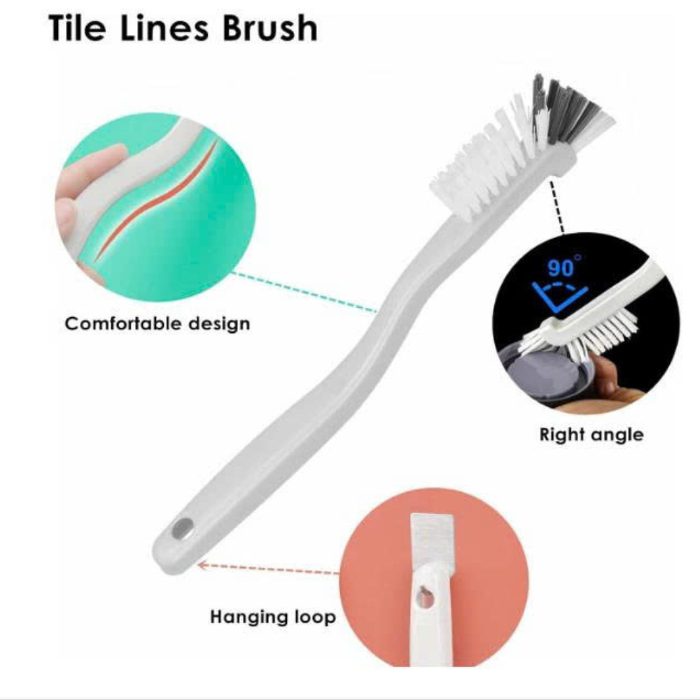 Kitchen Scrub Brush, Right Angle Cleaning Brush for Sink Household Dish Pot Pan