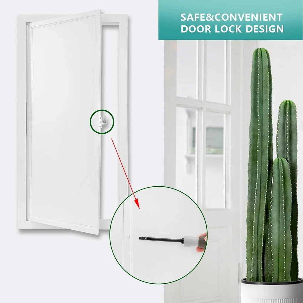 Thicken 1Mm Metal Access Panel 14 X 29, Access Panel with Screwdriver Latch, Gal