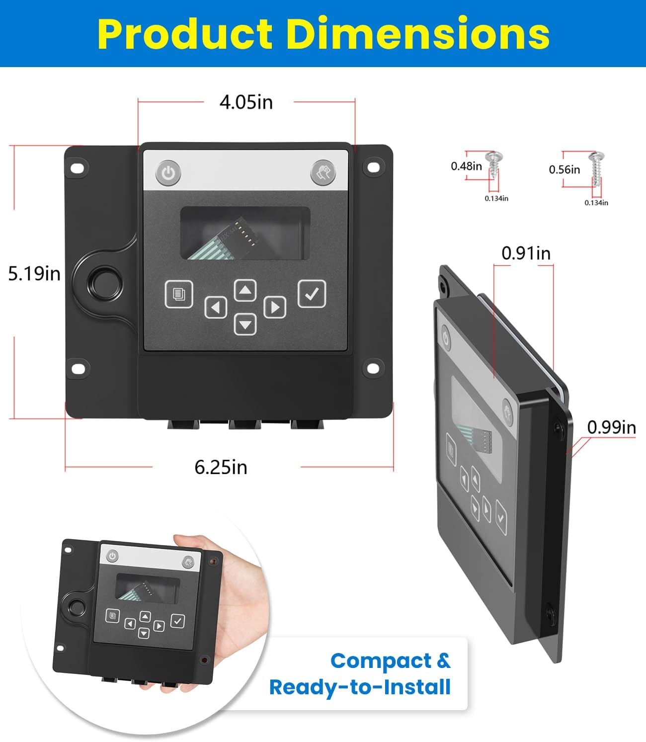 000007926 Touch Pad For Manitowoc Ice Machine Control Panel LCD Housing Assembly