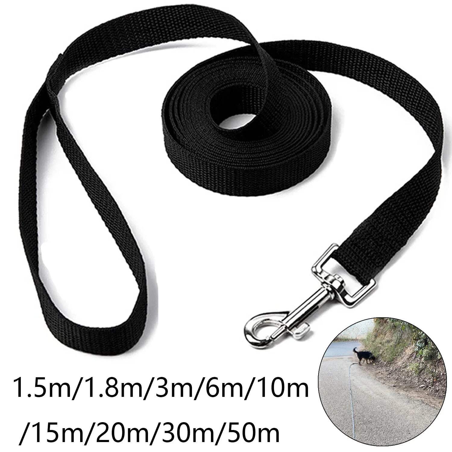 Long Strong Pet Dog Leash Outdoor Hiking Adjustable Durable Training Rope for Sm