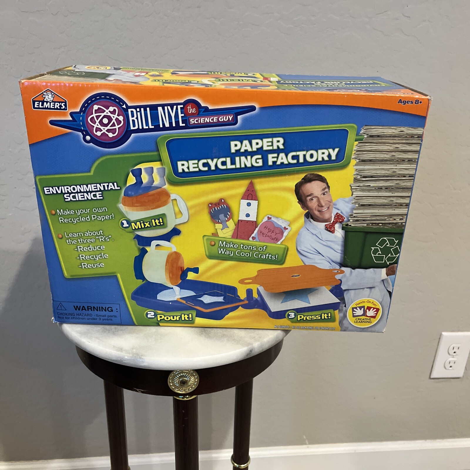 Bill Nye The Science Guy Paper Recycling Factory Great Gift Idea New
