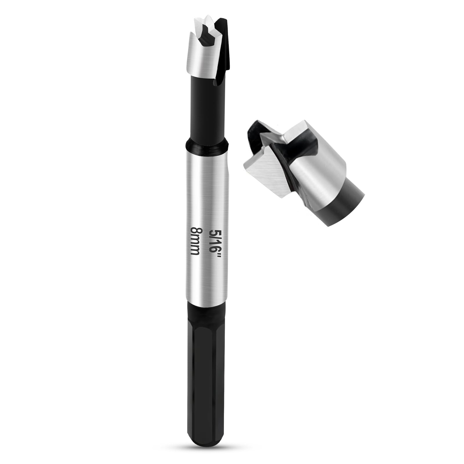5/16 Inch Forstner Bit for Wood,5/16" Forstner Drill Bit for Woodworking, Woo...