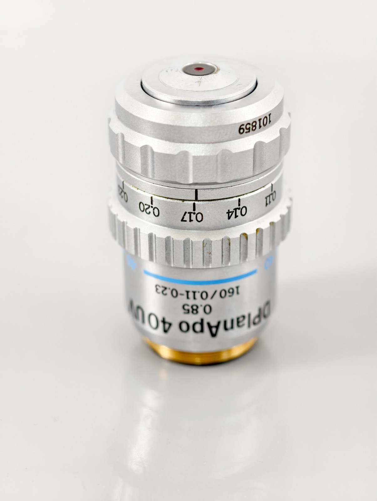 Olympus DPlan Apo 40x UV 0.85 Correction Collar Microscope Objective BH2