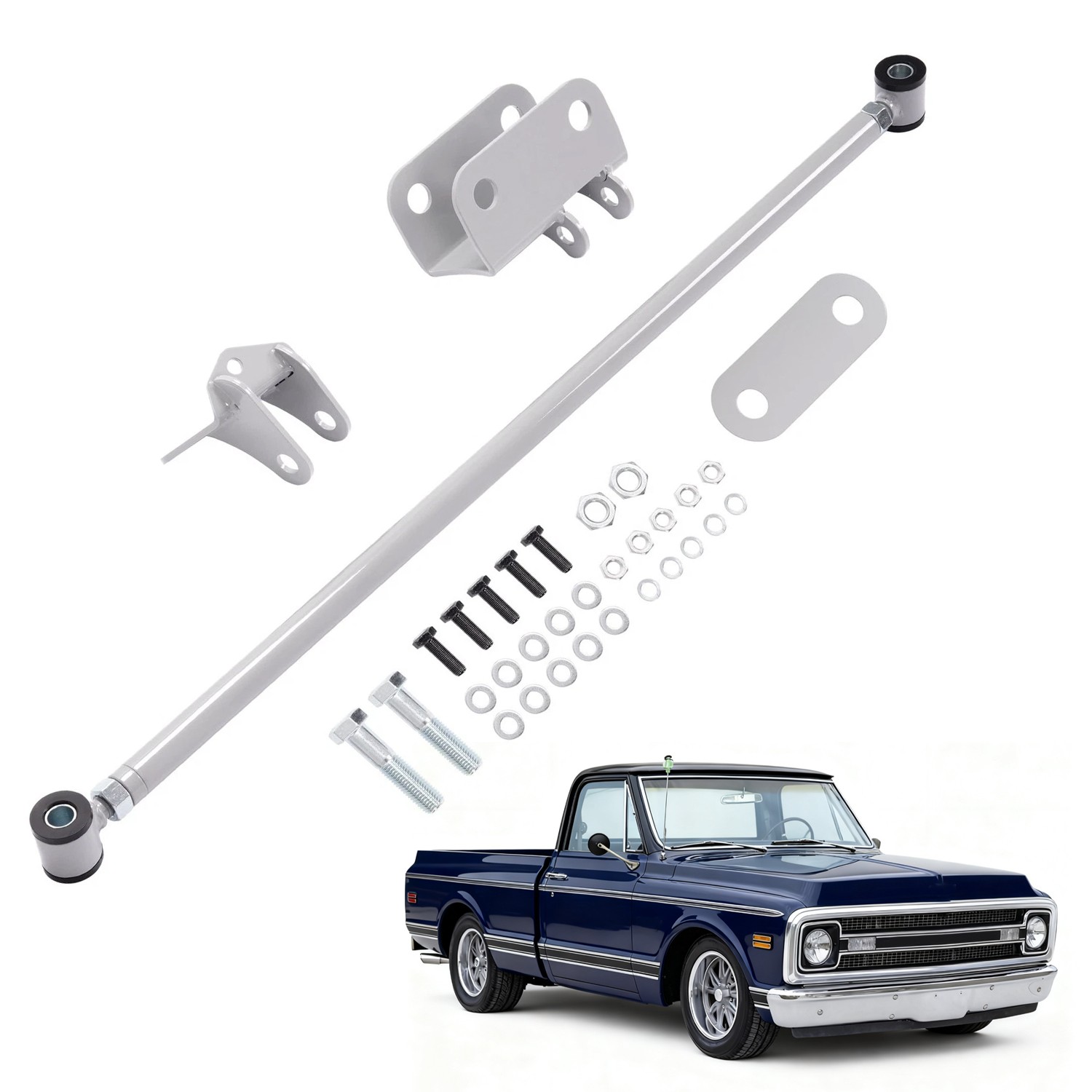 For GMC Truck & Chevy C10 Pickup 1960-1966 & 1967-1972 Adjustable Rear Track Bar