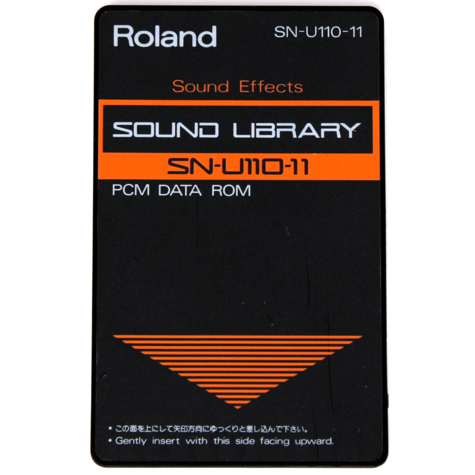 Roland SN-U110-11 Sound Effects Sound Library  Rom Card For U-110