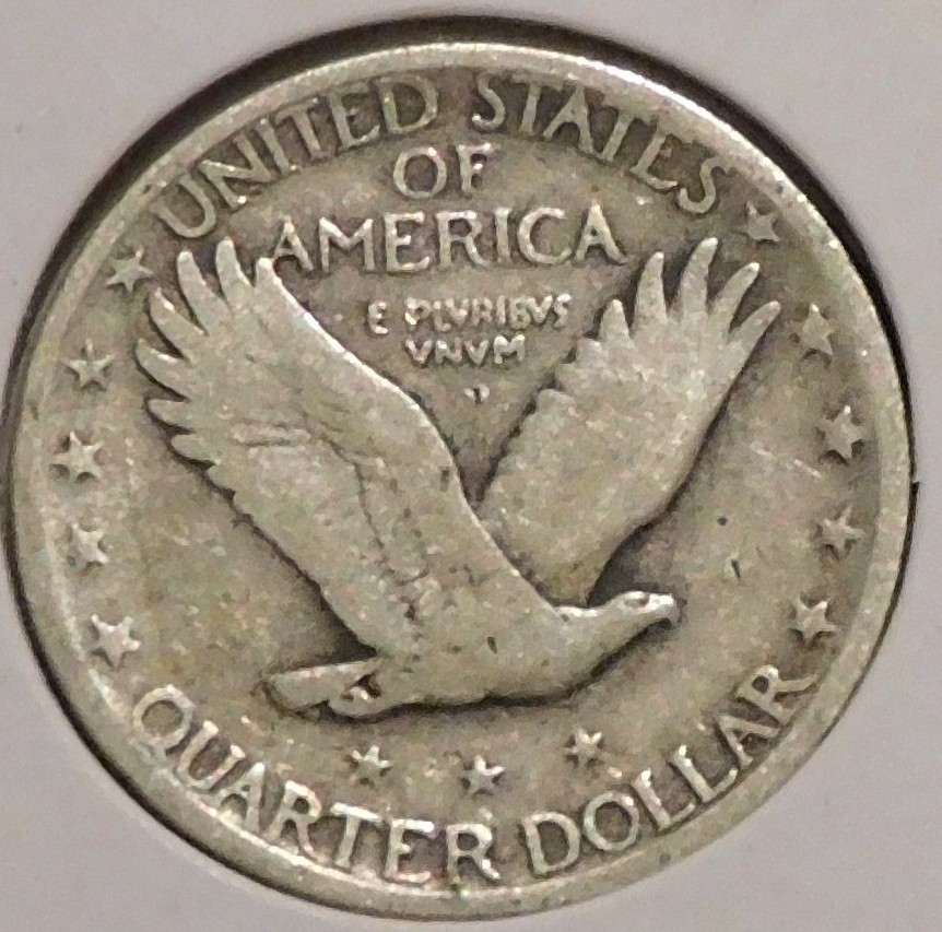 Silver Quarter - Standing Liberty - 1923 (Partial date, just the "3") [202]