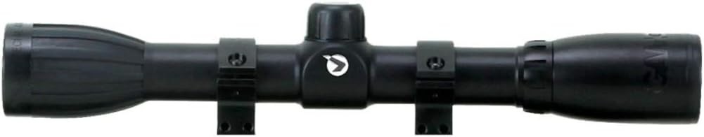 Gamo Air Gun Scope LC4X32 with Rings, Black