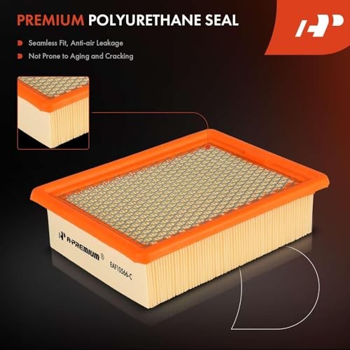 2-PC Engine & Cabin Air Filter with Activated Carbon Compatible with Ford