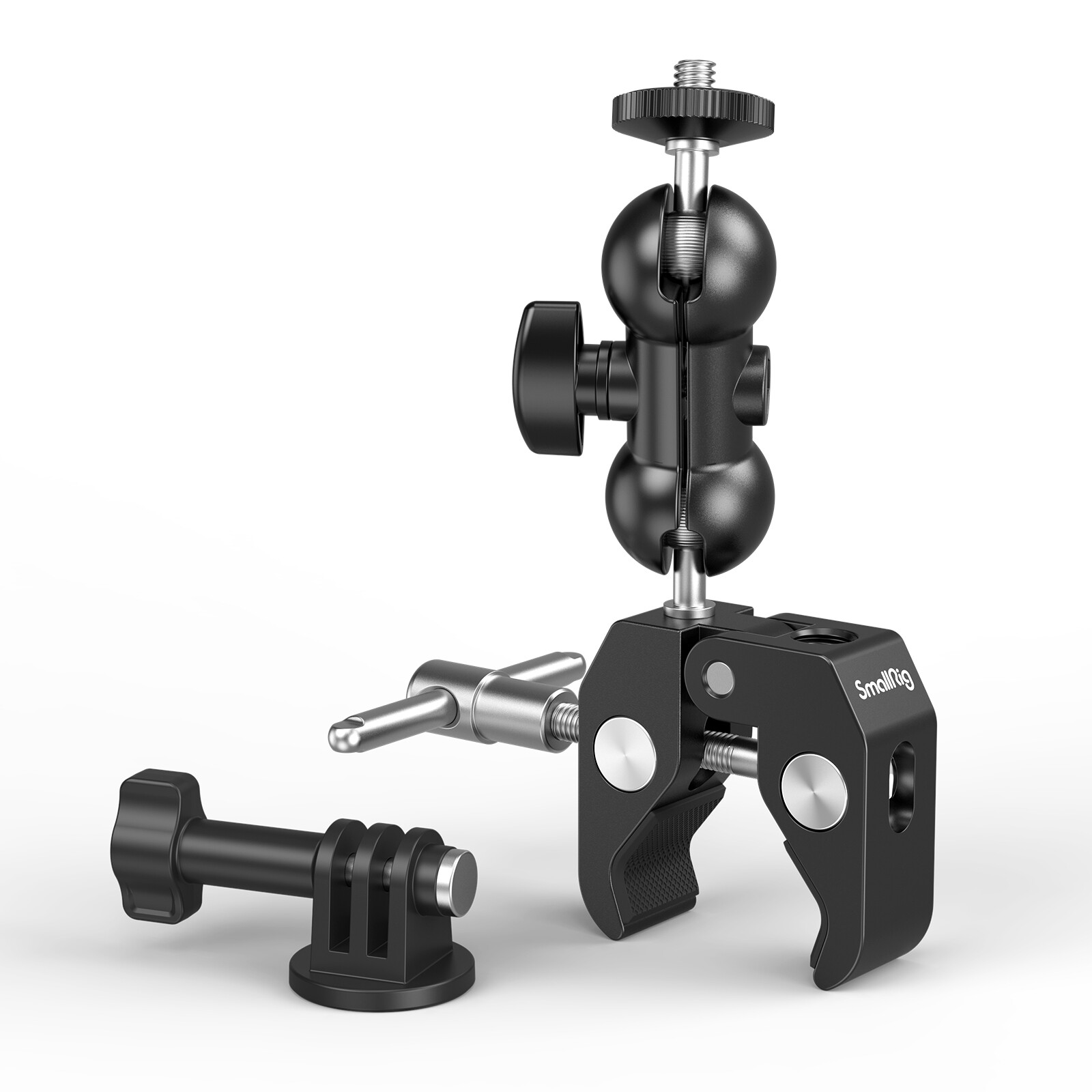 SMALLRIG Cool Ballhead Arm Super Clamp Mount Multi-Function Ball Adapter 1138