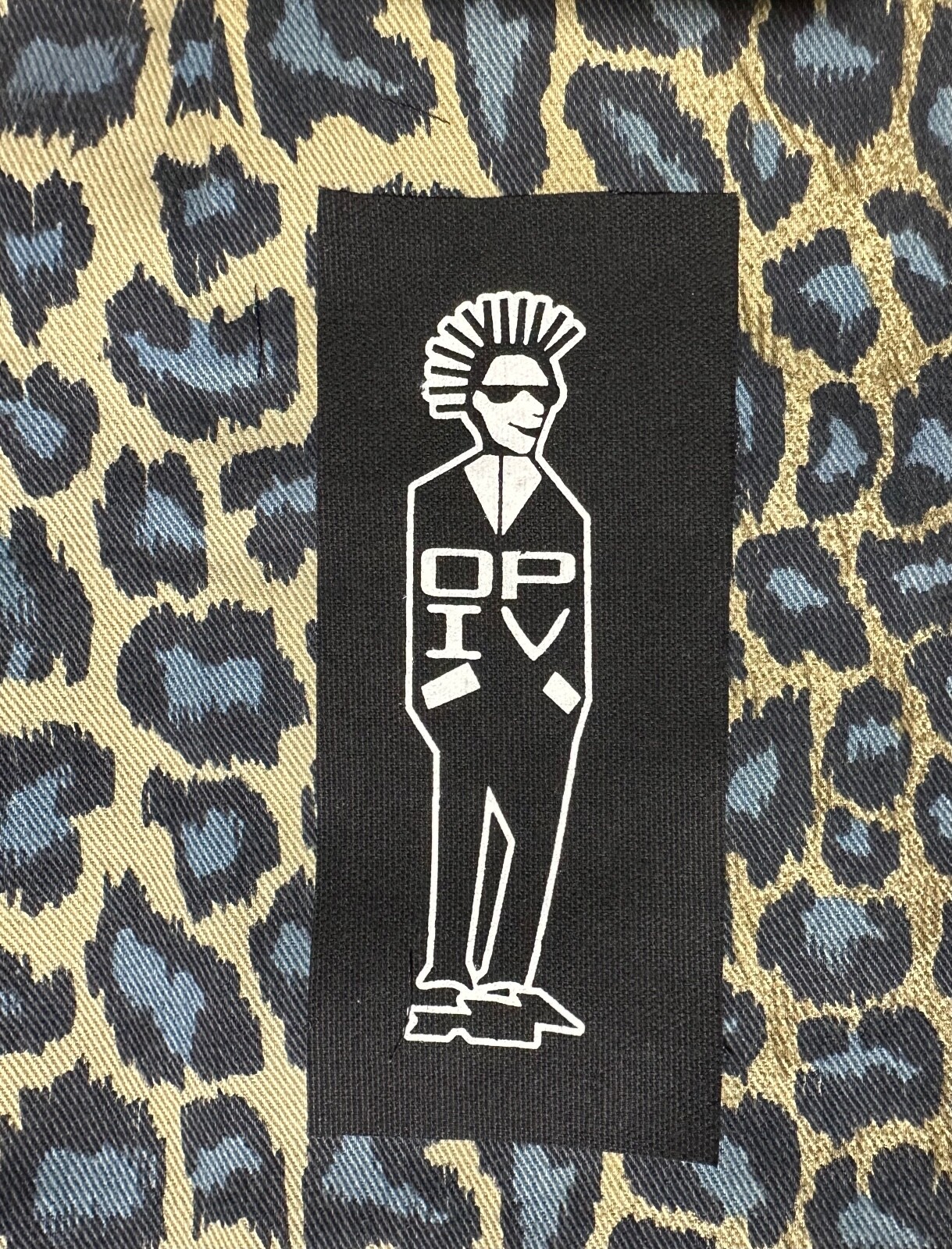 Operation Ivy "2 Tone Guy" DIY Patch- Punk Crust Leftover Crack Star Hipsters