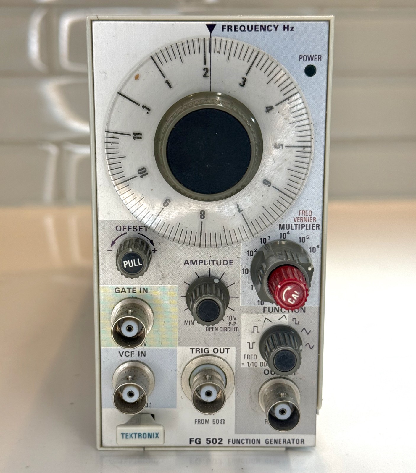 Tektronix FG503 Function Generator Plug In