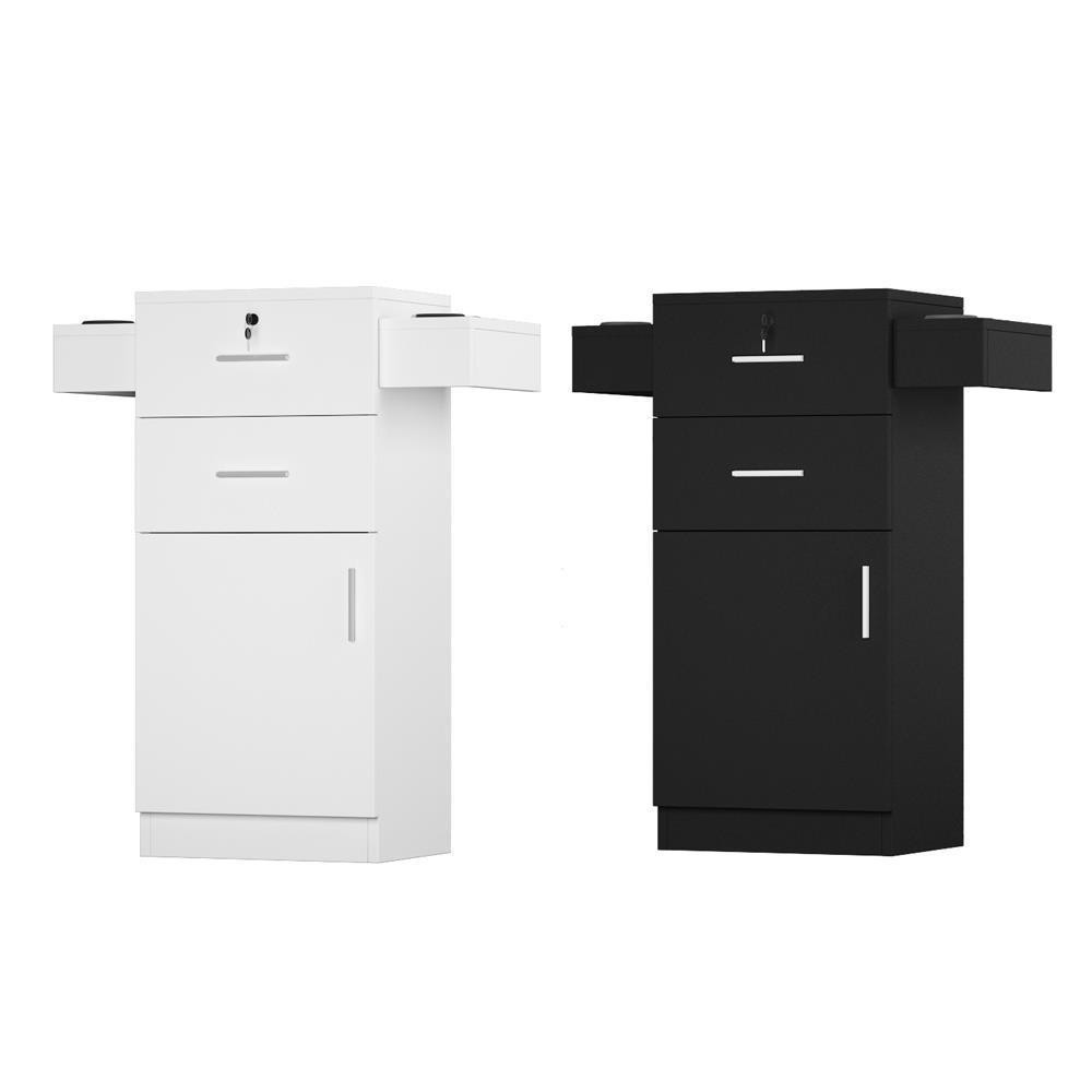 Locking Hair Styling Beauty Barber Station Spa Drawer Storage Drawer Cabinet