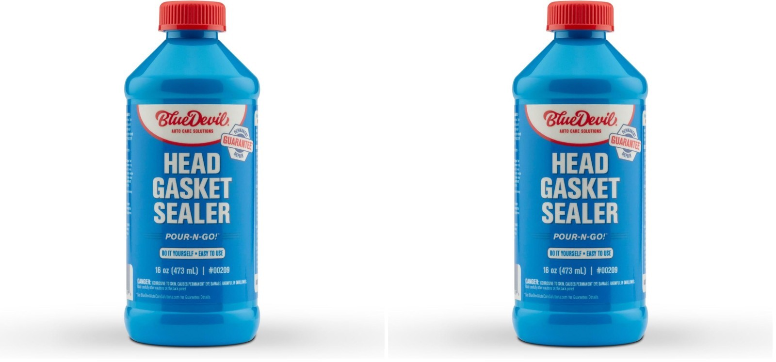 16 oz Head Gasket Sealer - Pour-N-Go, 2 Pack - Engine Repair & Leak Fix
