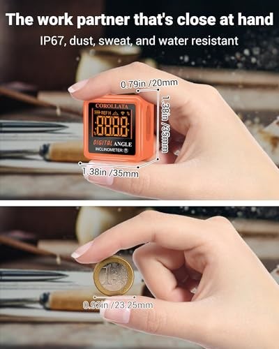 Digital Angle Finder Gauge Magnetic Level Tool LCD Protractor for Woodworking